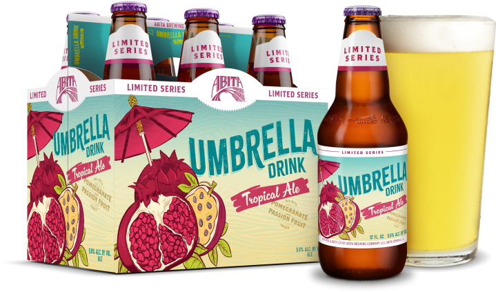 Umbrella Drink - Abita Beer - Glass Bottle Clipart (800x549), Png Download