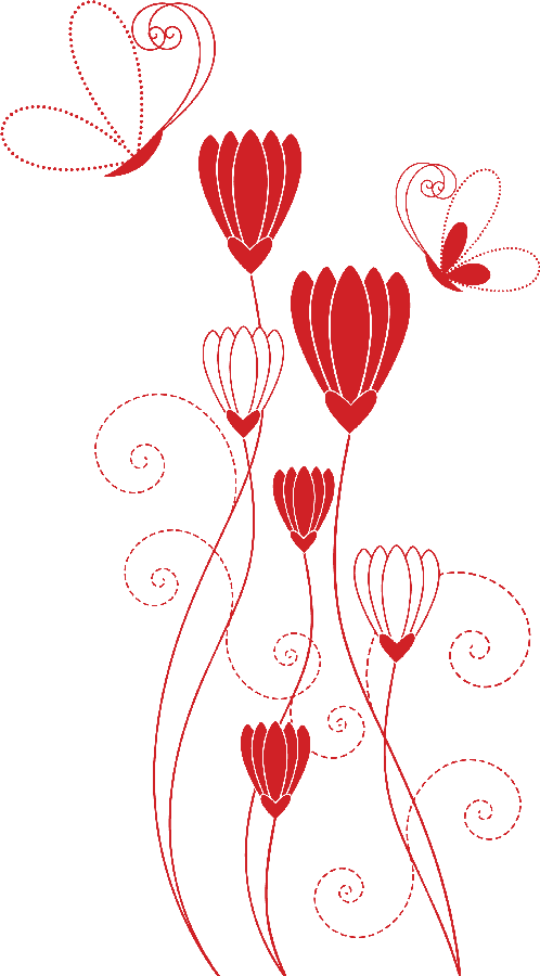 Flores Ilustraciones Clipart (498x900), Png Download