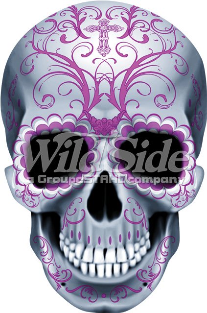 Candy Skull - Pink - Candy Skulls Clipart (675x675), Png Download