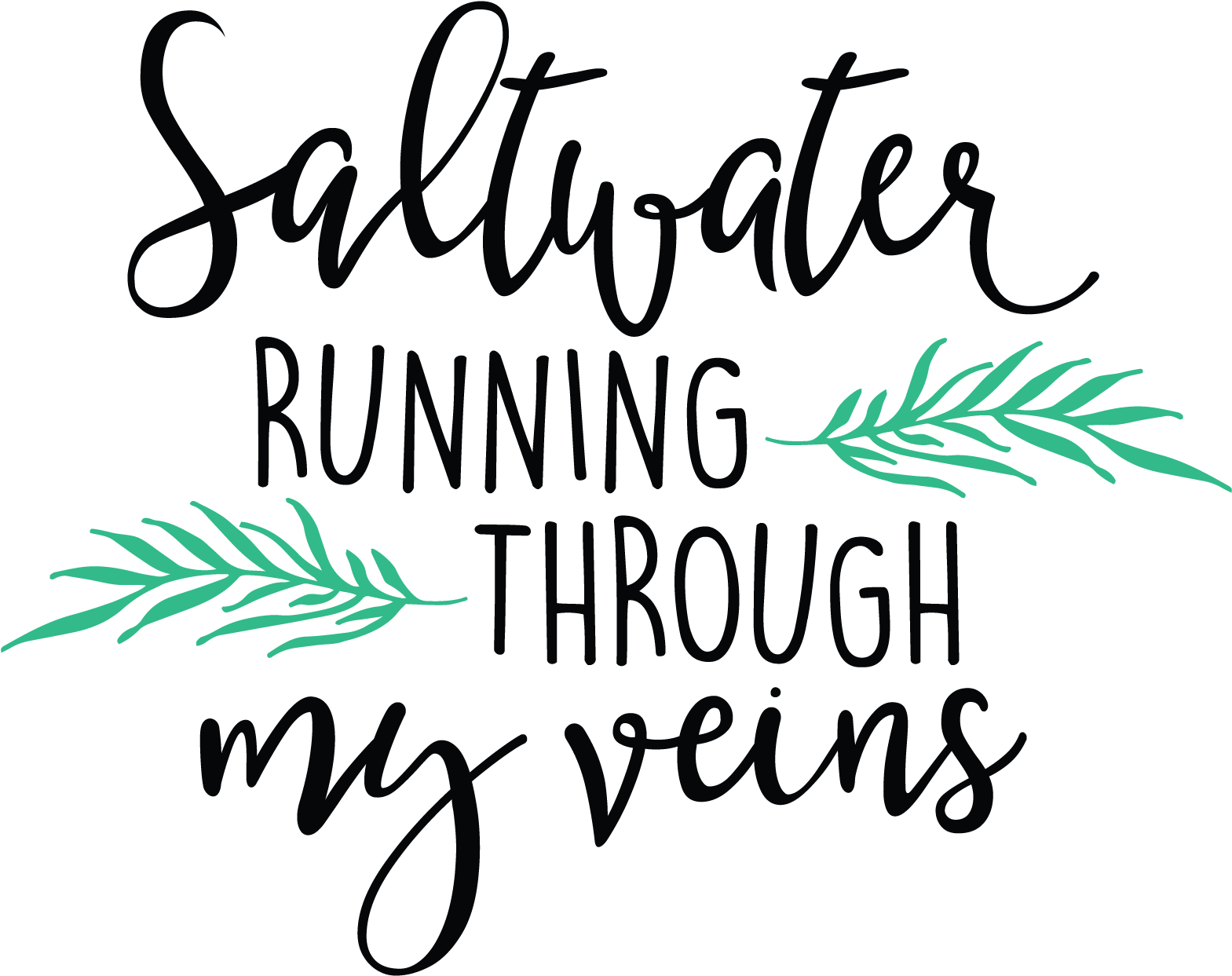 Beach Svg Vibes - Calligraphy Clipart (1800x1800), Png Download