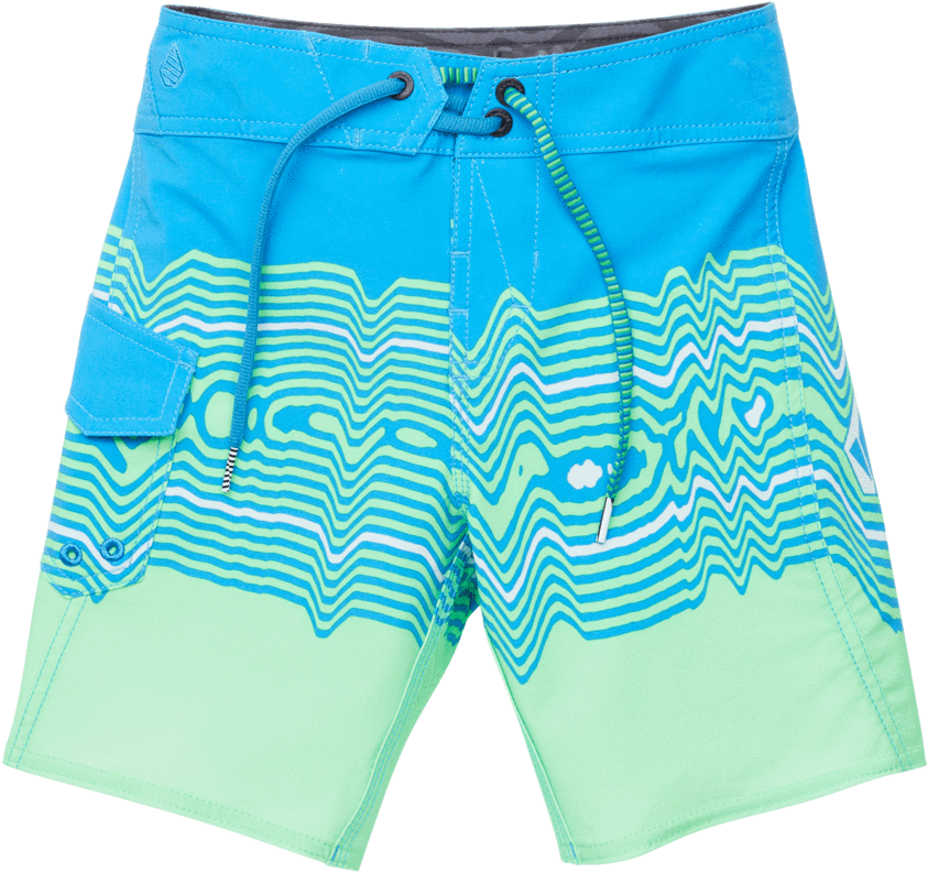 Volcom Lido Vibes Mod Boardshorts Toddler - Board Short Clipart (843x792), Png Download