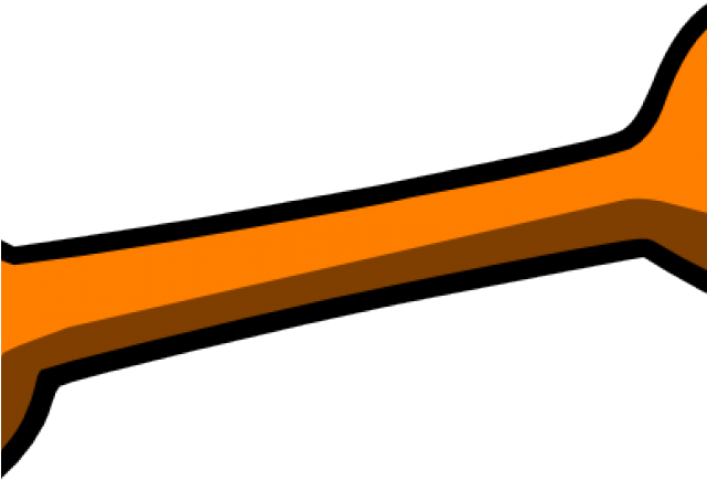 Dog Bone Cartoon Clipart (640x480), Png Download