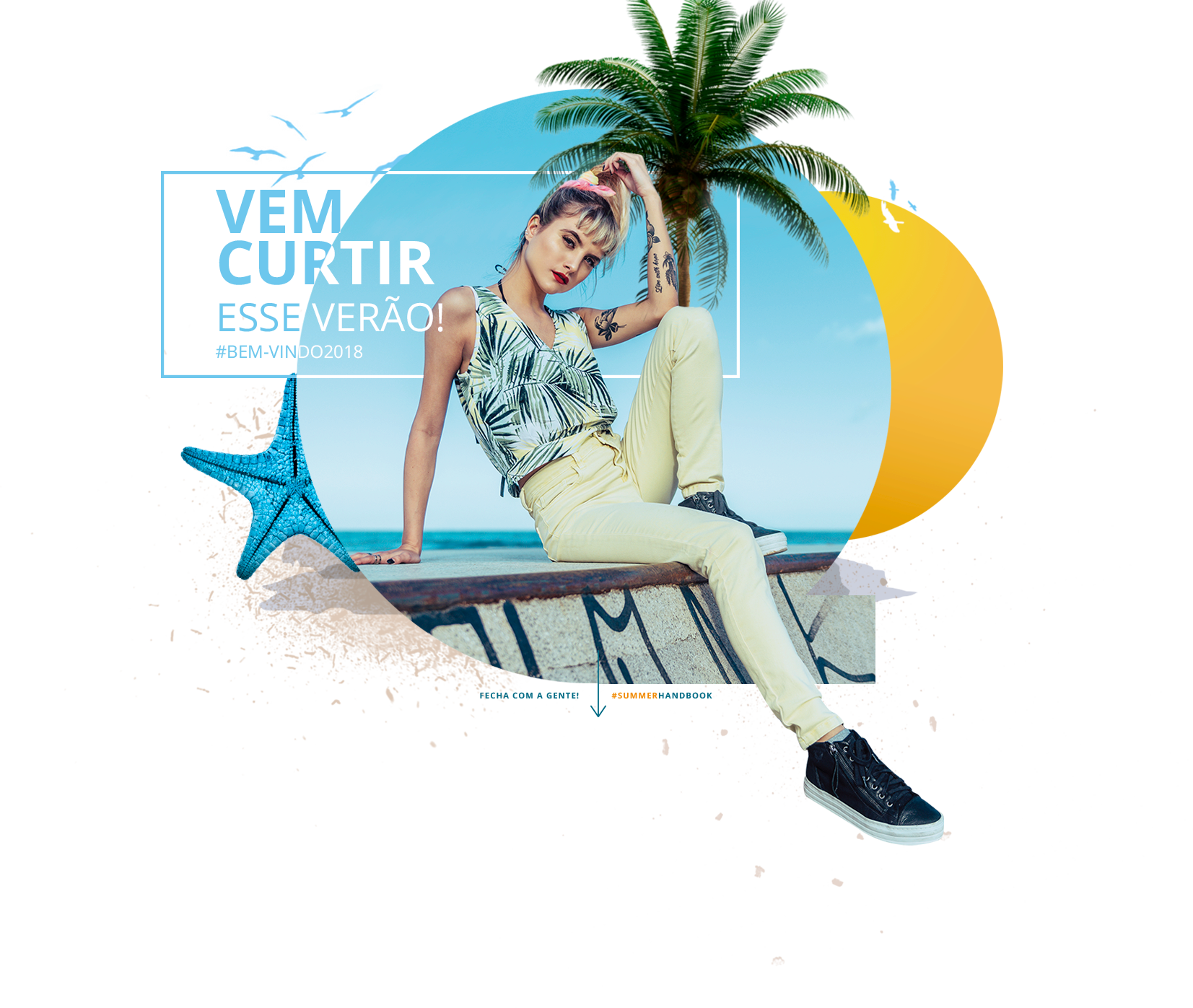 Banner-mulher - Vacation Clipart (1653x1397), Png Download