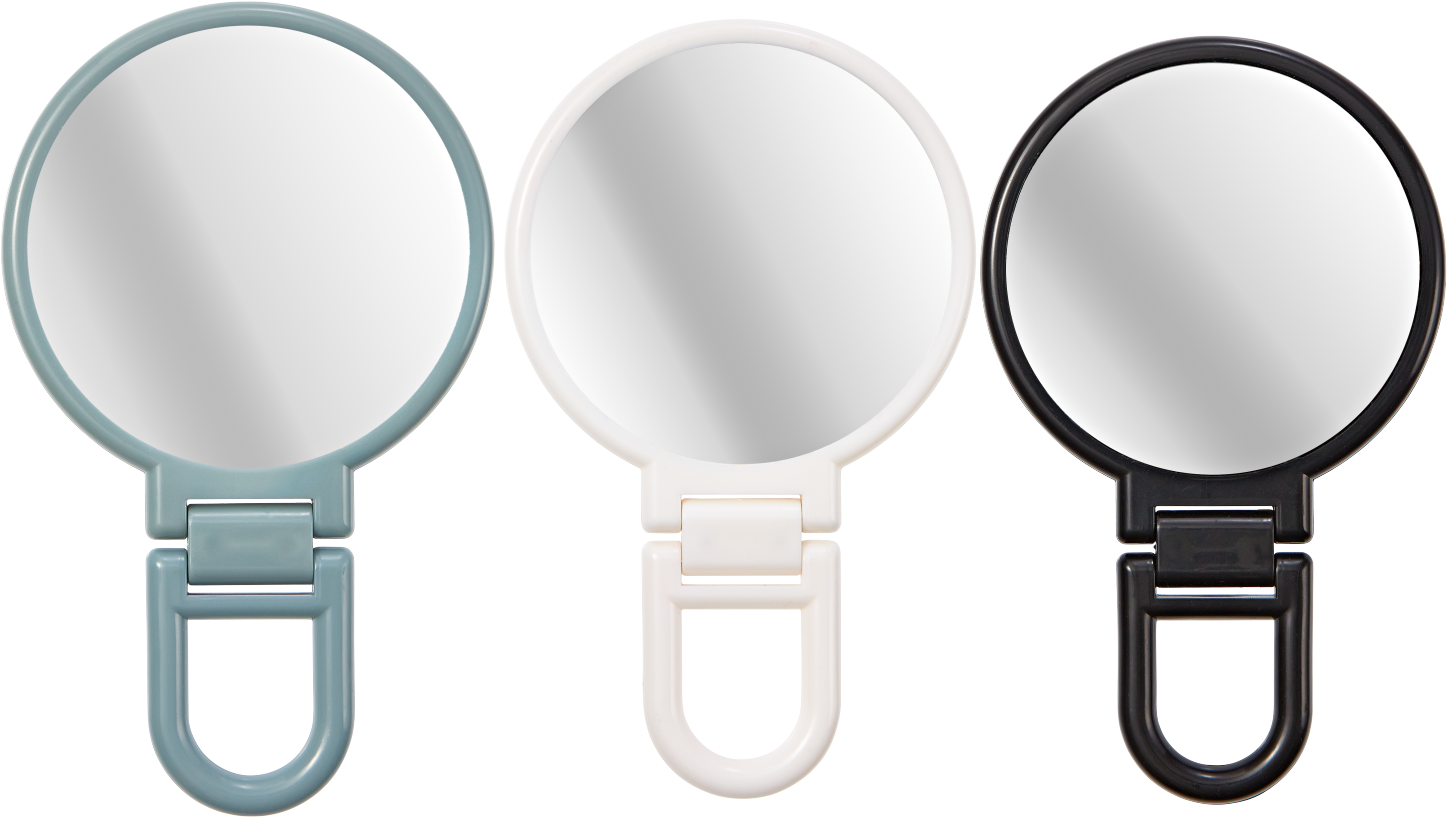 Jpg Transparent Download Salon Care Mini Folding Sided - Rear-view Mirror Clipart (1500x1500), Png Download