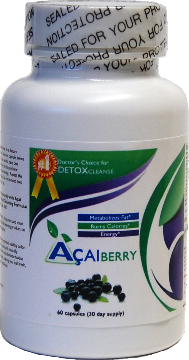 Acai Berry Detox Cleanse - Bilberry Clipart (637x1212), Png Download