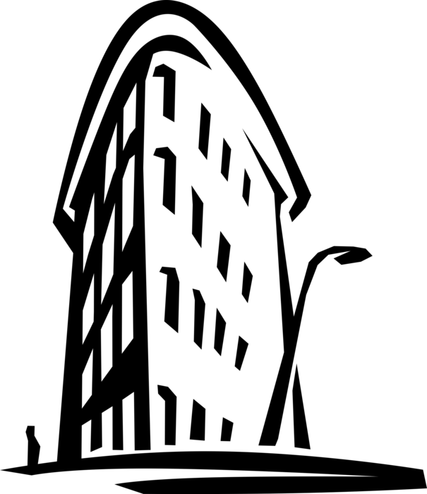 More In Same Style Group - Flatiron Nyc Vector Clipart (605x700), Png Download
