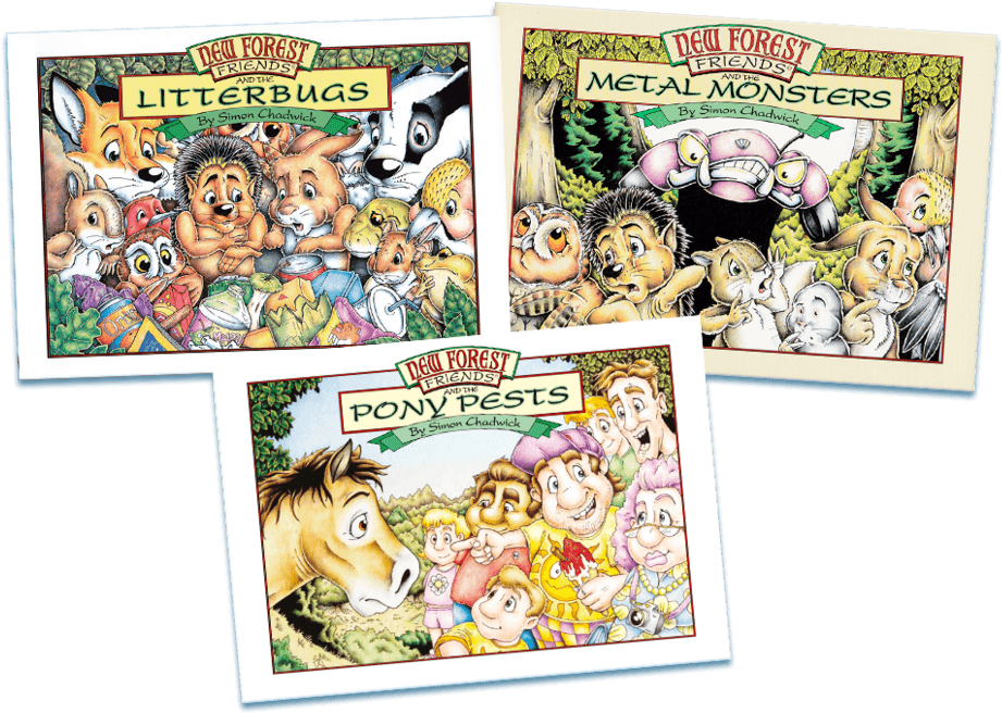 The New Forest Friends Collection - Comic Book Clipart (960x686), Png Download