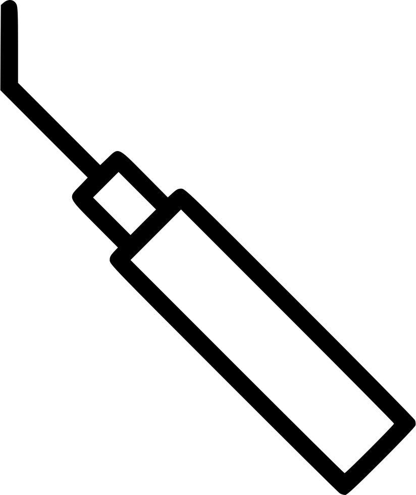 Plugger Dentist Tool Equipment Comments - Dentistry Clipart (824x980), Png Download