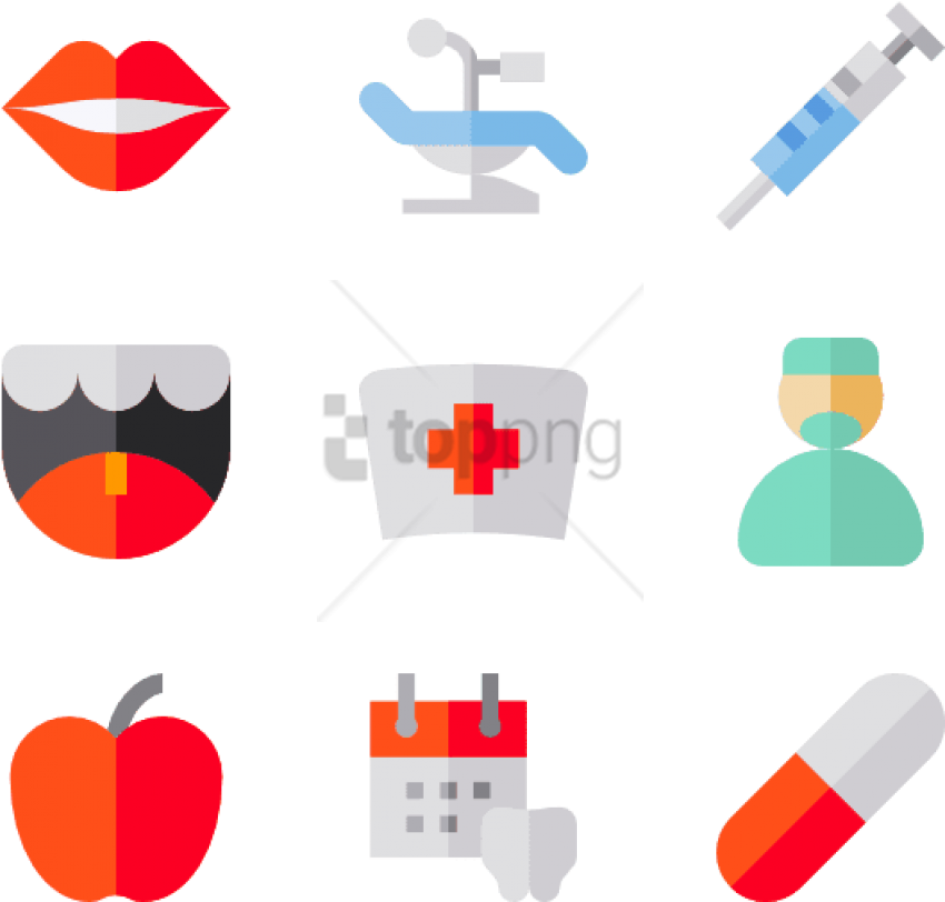 Free Png Download Dental Icons Psd Png Images Background Clipart (850x812), Png Download