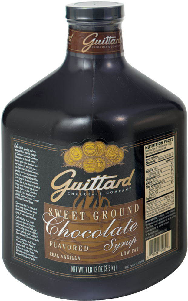 Guittard Chocolate Syrup , Png Download - Guittard Syrup Clipart (621x991), Png Download