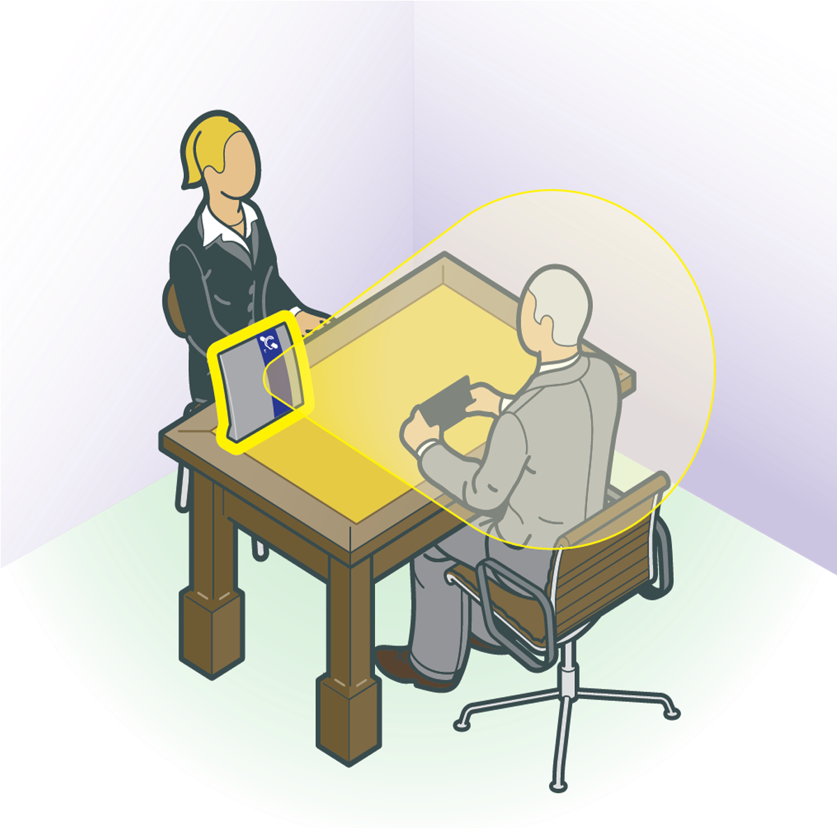 Williams Av® Hearing Hotspot™ Pla - Coffee Table Clipart (1200x1200), Png Download