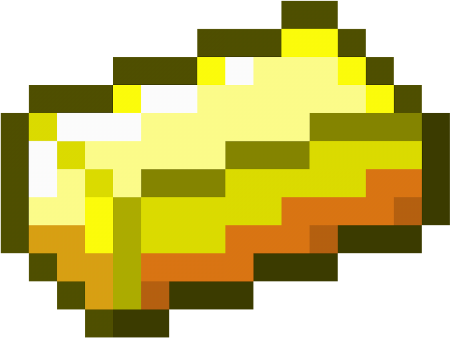 Gold Ingot - Gold Minecraft Clipart (1920x1080), Png Download