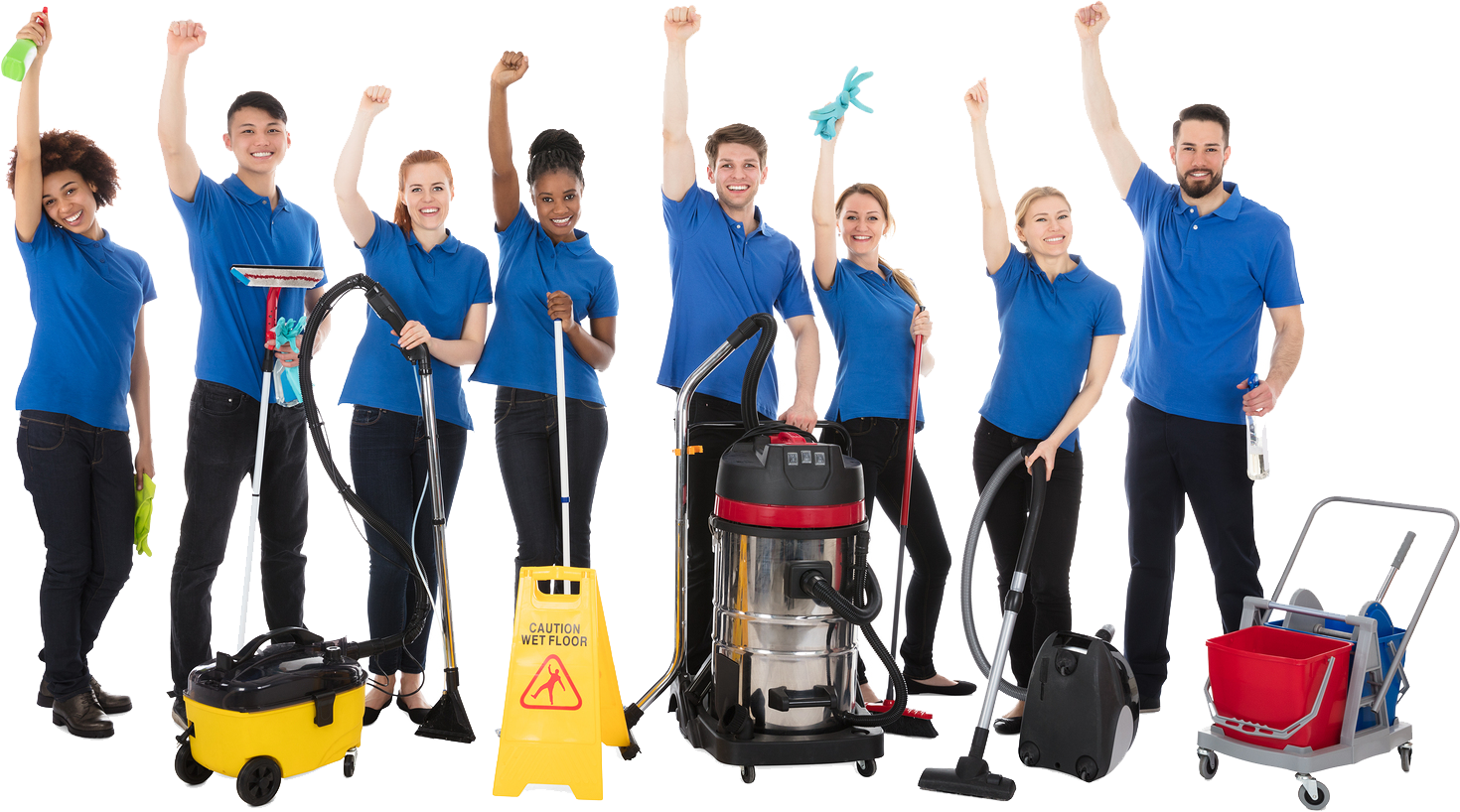 Image Is Not Available - Services Cleaning Office Team Clipart (1470x818), Png Download