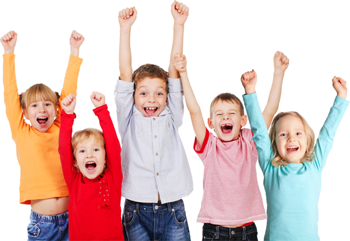 Niños Felices Png - Happy Kids Clipart (690x476), Png Download