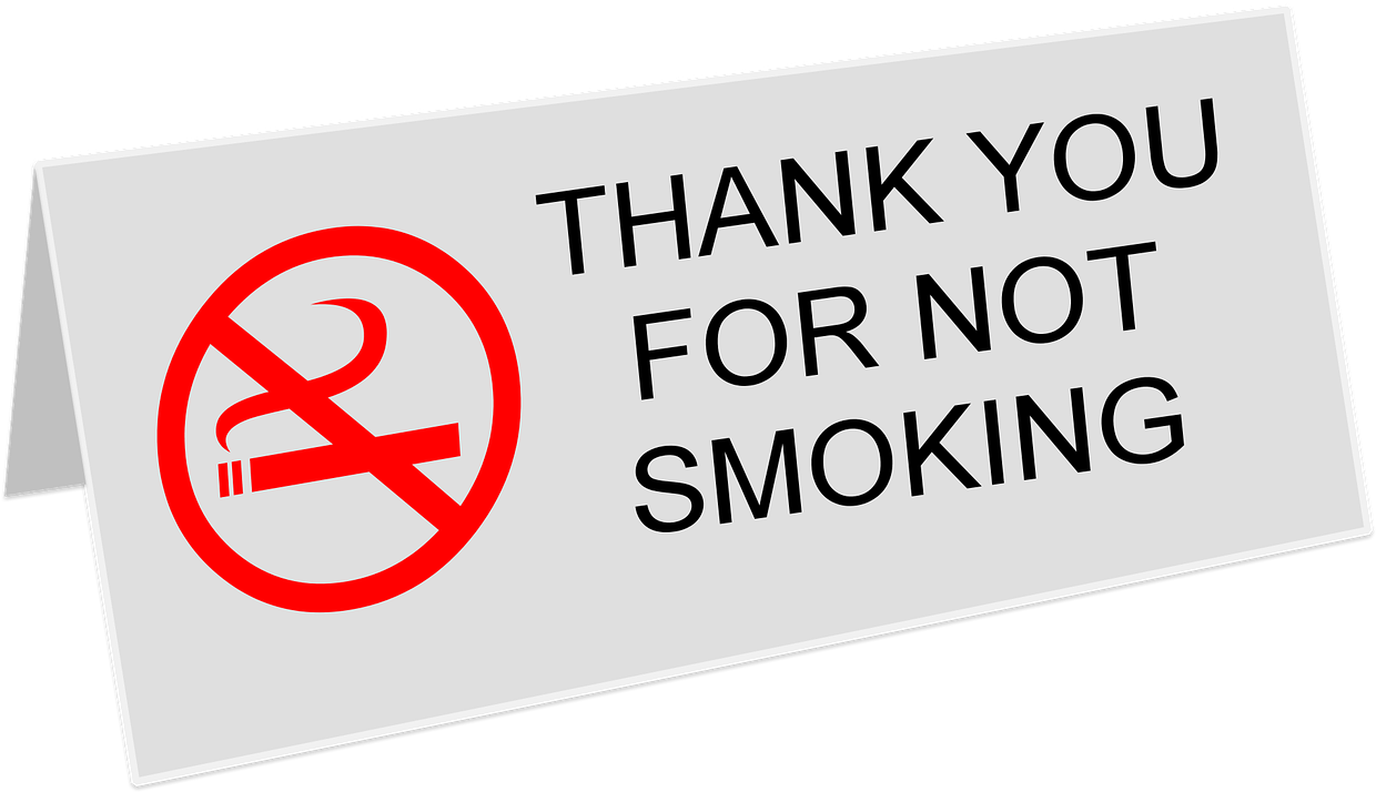 No-smoking Stop Smoking Sign - Smoking Clipart (1280x887), Png Download