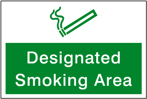 Imo Designated Smoking Area Clipart (600x600), Png Download