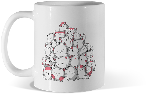 Kawaii Cats - Beer Stein Clipart (650x650), Png Download