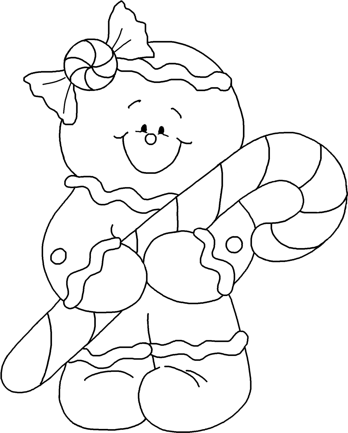 Gingerbread Crissy Armstrong - Cartoon Clipart (1211x1500), Png Download