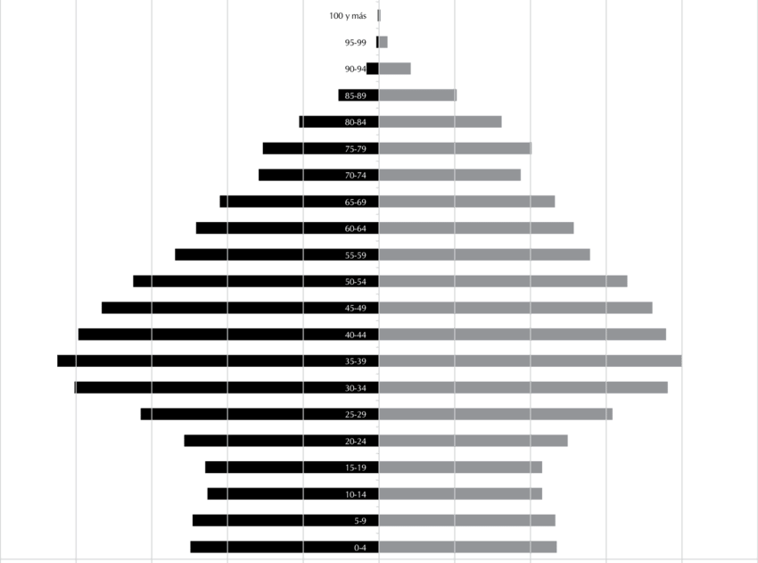 Pirámide Población Española - Halkbank Clipart (850x631), Png Download