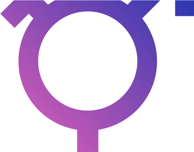 Transgender Male Female Symbol - Circle Clipart (700x500), Png Download