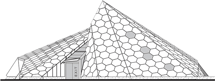 Piramide Denver Vidrio Cristalino Personalizado - Architecture Clipart (1200x278), Png Download