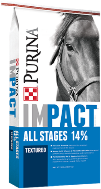 Impact All Stages 14% Textured Horse Feed - Art Paper Clipart (800x800), Png Download