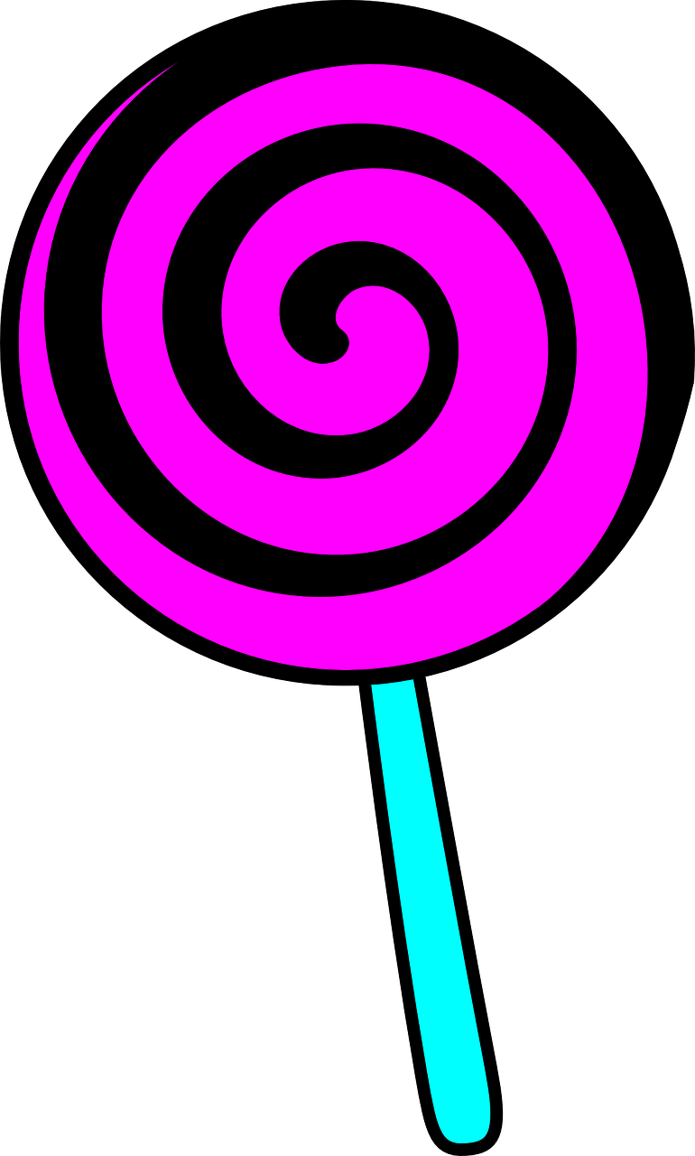 Vector Graphics, - Clip Art Of Lollipop - Png Download (770x1280), Png Download