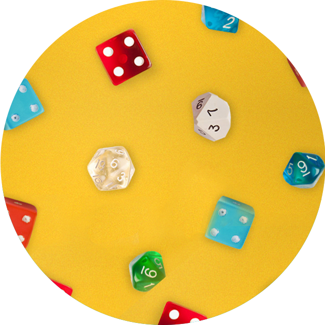 Craps Arrived In New Orleans Via French Settlers Who - Dice Game Clipart (637x637), Png Download