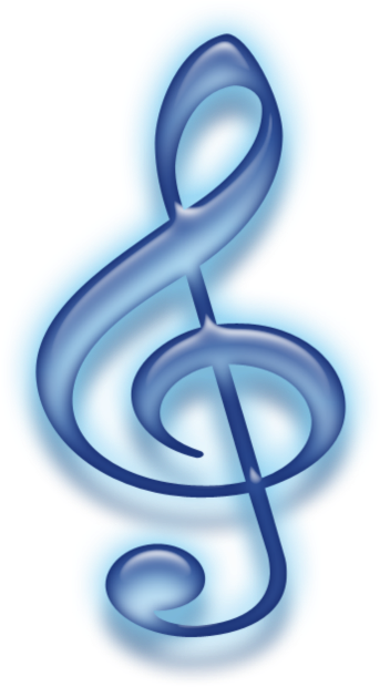 #mq #blue #music #notes #note - 音符 图片 Clipart (1024x1024), Png Download
