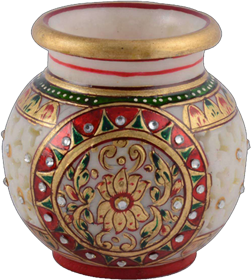 Zoom - Rajasthani Pot Clipart (500x750), Png Download