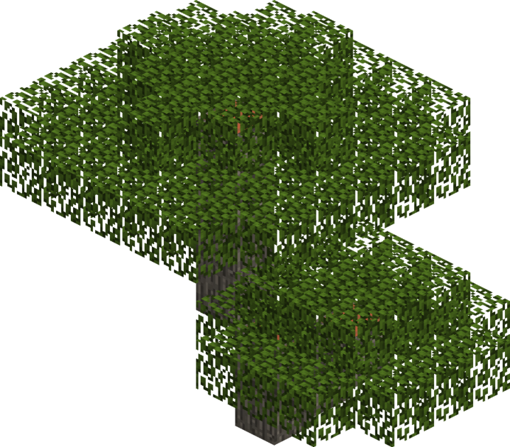 Minecraft Tree Png Clipart (719x630), Png Download