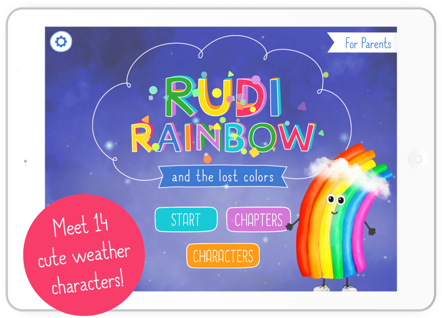 Rudi Rainbow And The Lost Colors - Graphic Design Clipart (1000x650), Png Download