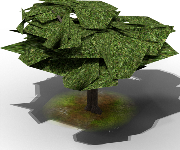 Acacia Tree - Origami Clipart (624x540), Png Download