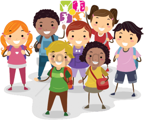 Free Png Children Vector Png Png Images Transparent - Fun School Learning Background Clipart (850x567), Png Download