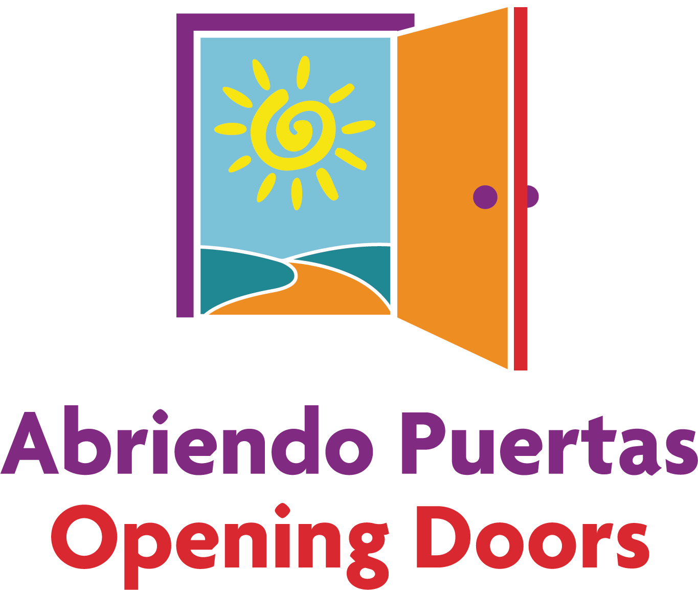 Abriendo Puertas Logo Clipart (1365x1153), Png Download