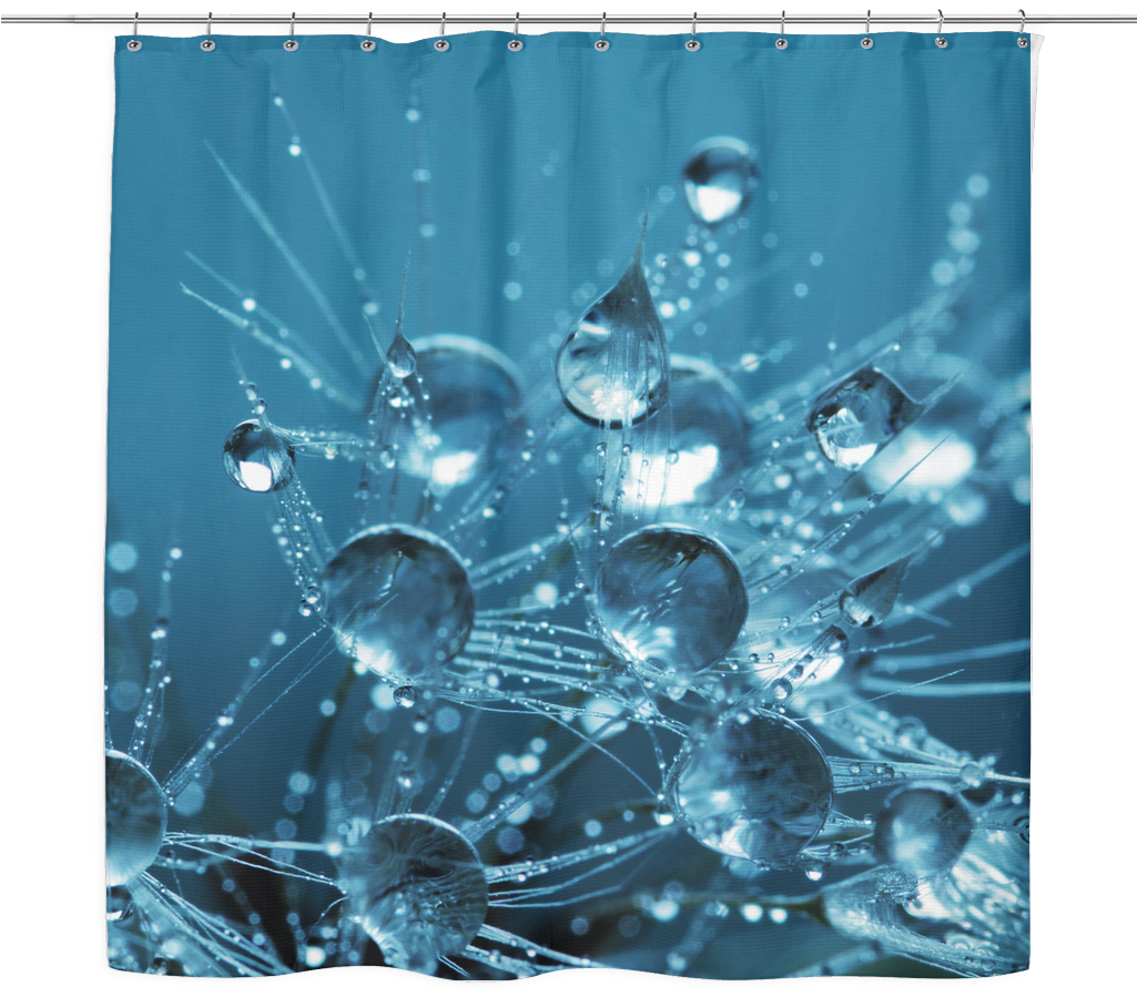 Silent Rain Drops Shower Curtain - Flow Of Water Clipart (1024x1024), Png Download