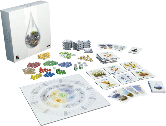 Con Un Precioso Diseño Y Unos Componentes Coloridos - Petrichor Board Game Clipart (880x460), Png Download