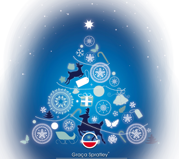 Votos De Boas Festas - Merry Christmas Consulting Clipart (600x533), Png Download