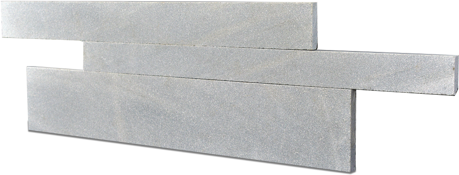 Silver Grey Quartz Planc Large Format Stone Veneer - Concrete Clipart (1000x464), Png Download