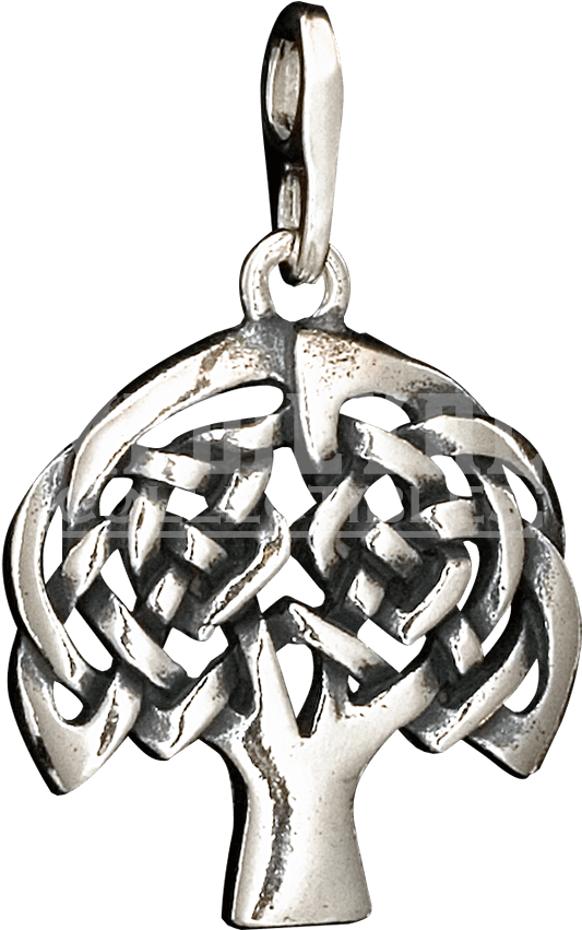 Celtic Tree Of Life Knot Pendant - Locket Clipart (533x851), Png Download