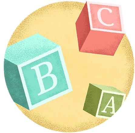 Alphabet Cubes - Alphabet Clipart (575x575), Png Download