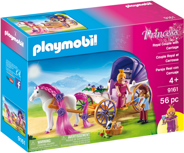 Playmobil Princess Carriage Clipart (940x658), Png Download