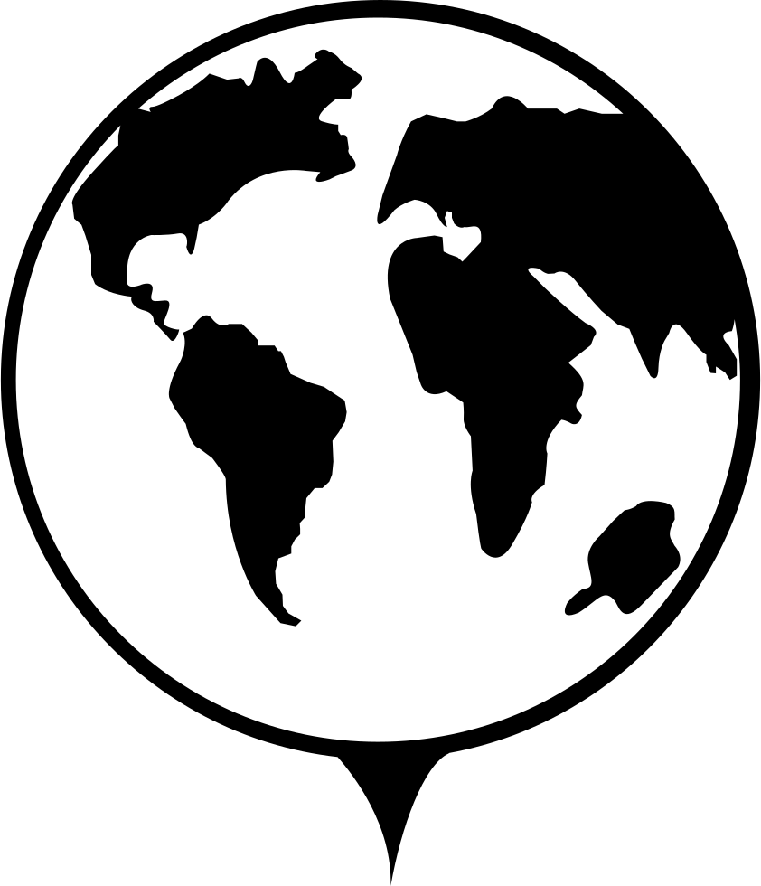 Svg Black And White Download Earth Svg Drawing - Planet Earth Clipart (842x980), Png Download