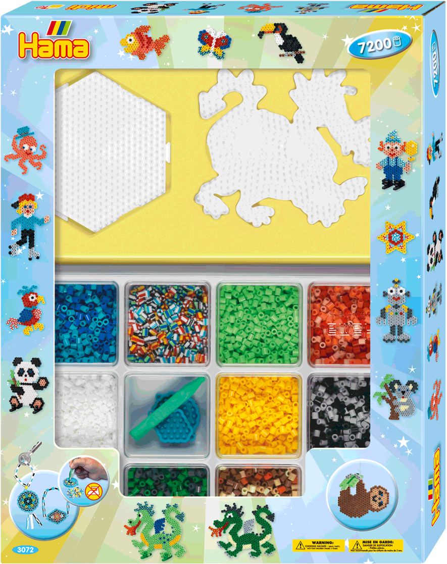 Giant Open Gift Box - Hama Clipart (960x1207), Png Download