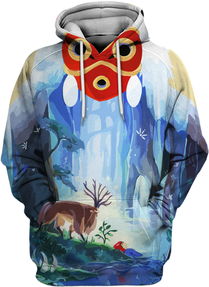 Fanart Hayao Miyazaki - Принцесса Мононоке Арт Clipart (700x960), Png Download