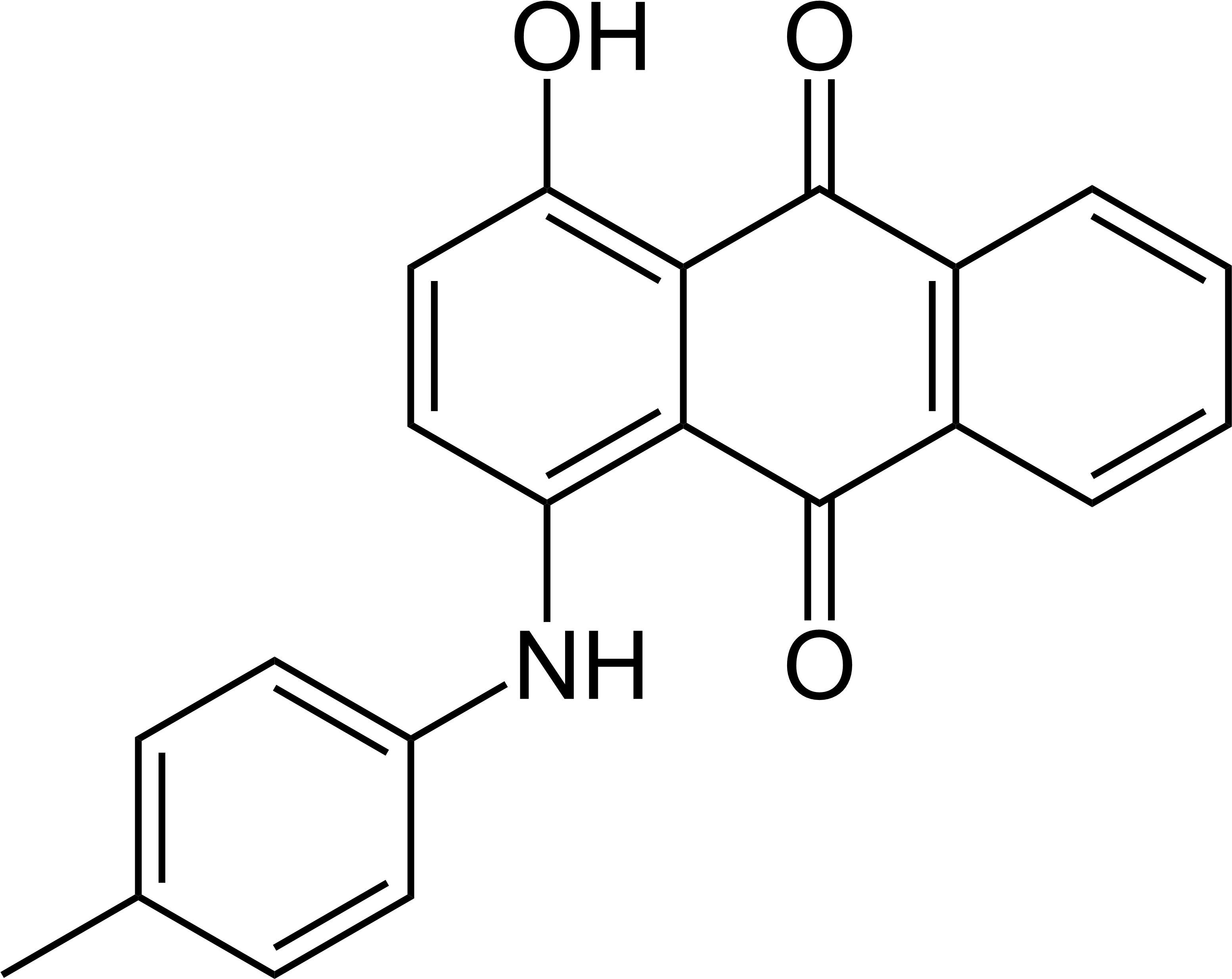 Solvent Violet 13 - Blue Dye Chemical Structure Clipart (3145x2510), Png Download