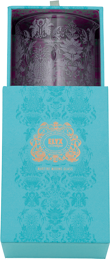 Cocktail Mixing Glass Gift Box - Paper Bag Clipart (1000x1000), Png Download