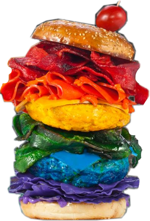 Largest Collection Of Free To Edit Hamburguesa@mayi13sa02 - Pretty Patties Real Life Clipart (480x707), Png Download