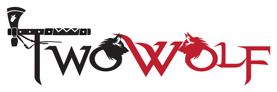 Twowolf Logo 1 - Emblem Clipart (1000x359), Png Download