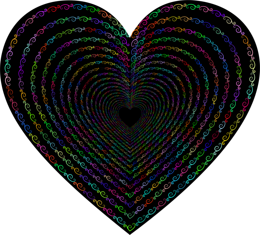 Heart Computer Icons Fractal Art Feather - Portable Network Graphics Clipart (827x750), Png Download